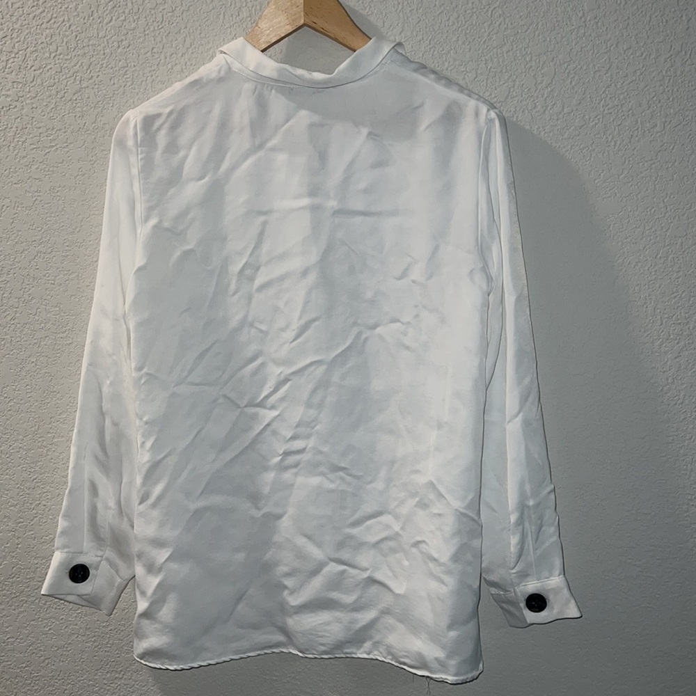 Zara Basic Front Button Blouse - image 3